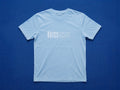 Baby blue graphic tee